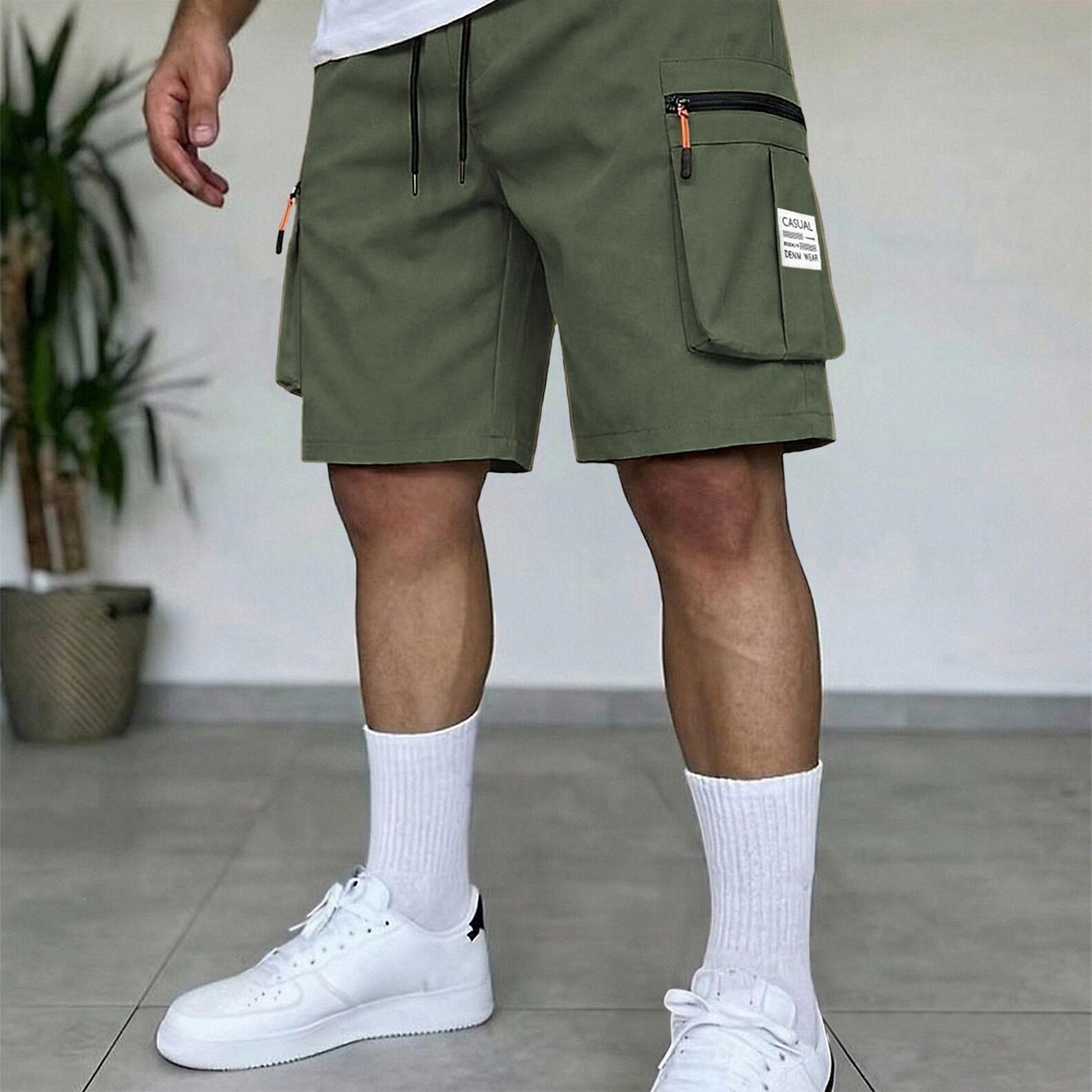 

Men s Short Pants, Work Pants, Extra Large Size L армия зеленый