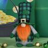 Patricks Day Gnome Standing Irish Faceless Doll Plush Decorations Handmade Party Decor for Kids Gift Desktop Ornaments