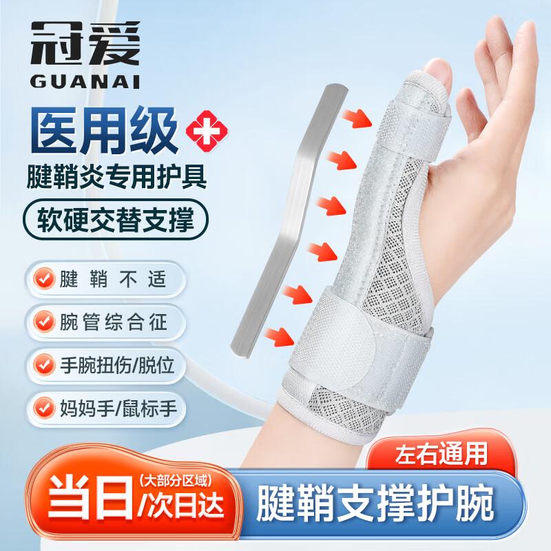 GUANAI Medical Tendonitis Wrist & Thumb Support Brace