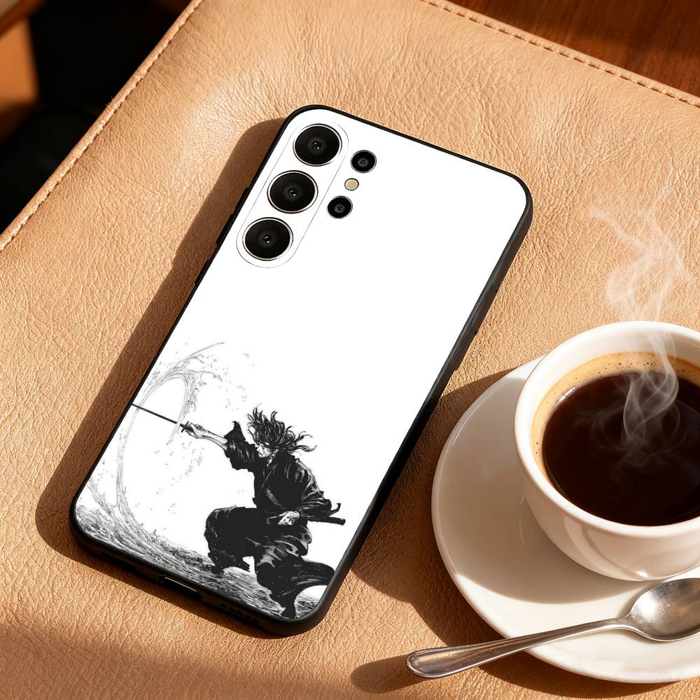 Vagabond M-Miyamoto M-Musashi  Phone Case For Samsung S25,24,23,22,30,21,10,9,Ultra,Plus,Lite,FE Black Soft Case