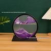 3D Quicksand Hourglass Art: Decompression Landscape Ornament for Home or Office Decor