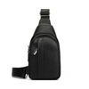 2026 Brand Men's Chest Bags Casual Simple Men's Shoulder Bag Large Capacity Multi-compartment Soft Leather Crossbody Bag