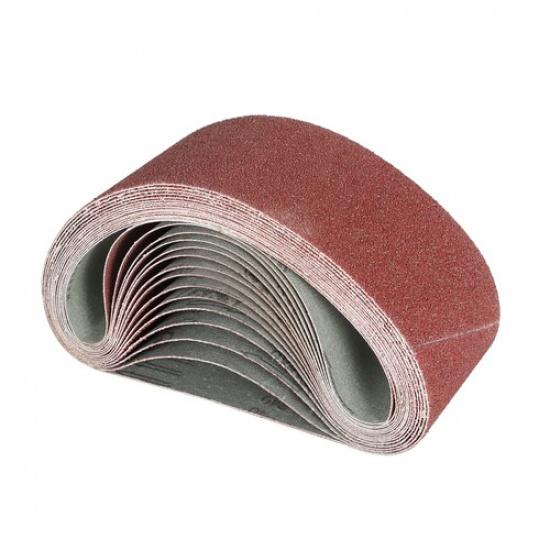 

15Pcs Mix 4 x 24 40/80/120 Grit Aluminium Oxide Sander Sanding Belts