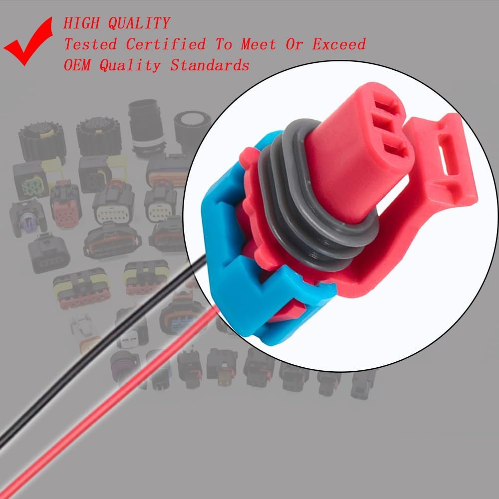 Vapor Canister Purge Valve solenoid Connector Harness Plug 214-1105 12581282 Replacement For Cadillac STS XLR For Chevy Avalanche Equinox Express