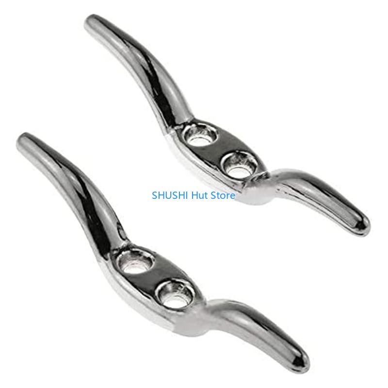 Enrouleurs de Crochet Aveugle Taquet à Corde avec Vis pour Rideau de Store Romain pour Pare-Soleil B D57B