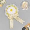 Anime Style Hair Clip Lace Barrettes And Button For Secure Bun Hold In Various Occasion Comfortable Hairpin