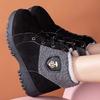 Winter Women's Cotton Shoes Comfortable Boots 2025 New Short Tube Thick-soled Warm Martin Boots Piled Thickened Snow Boots
