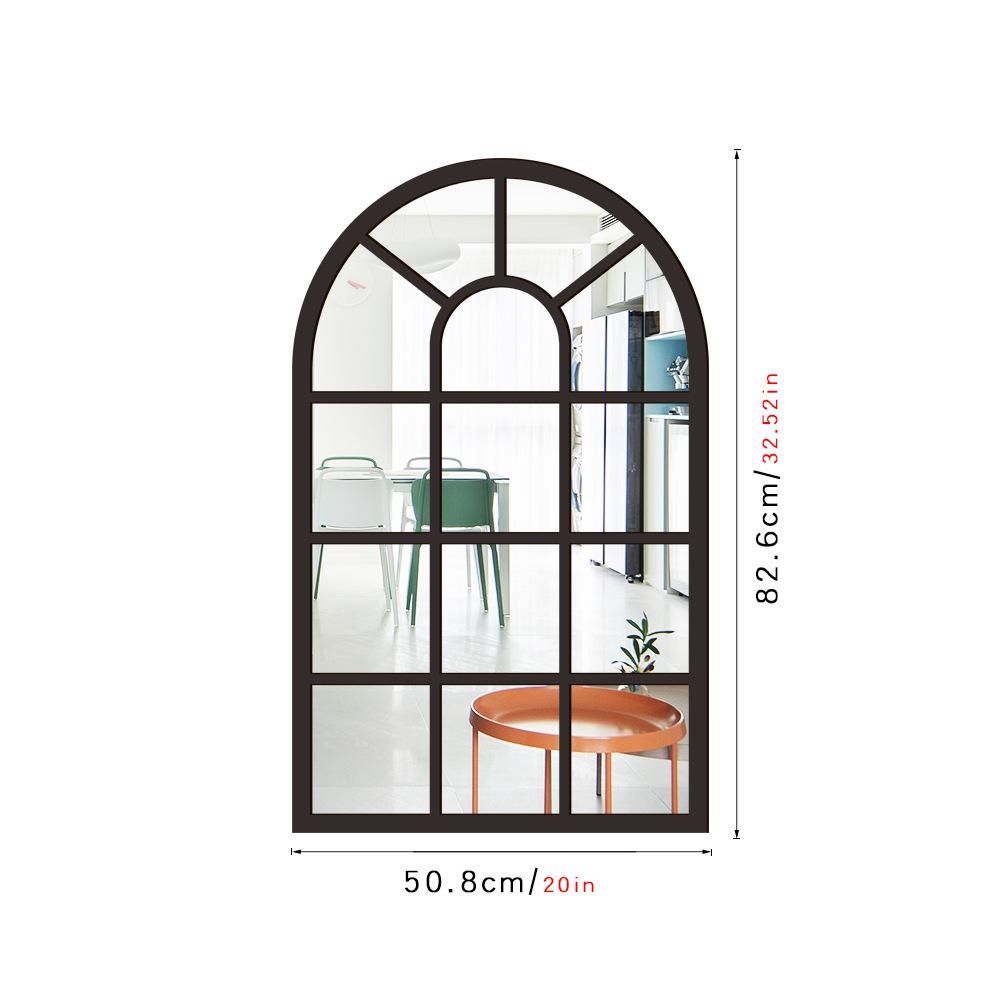 3D Vindusbue Akryl Speilklistremerke - Selvklebende Treveggdekor