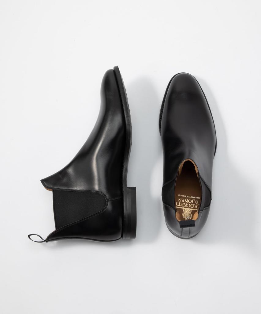 Crockett Jones CHELSEA 8 25887AC01C1 & Kozačky, Černé,