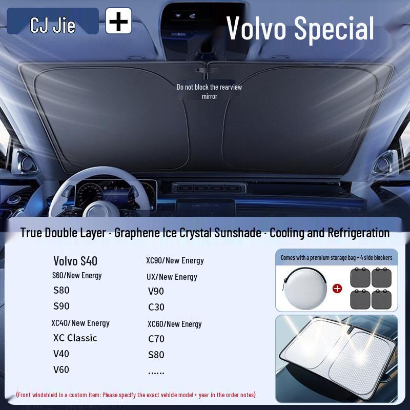 Car Windshield Sunshade Umbrella - Heat and Sun Blocker Visor Cover