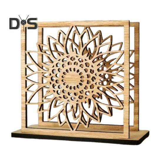 

Декоративный держатель для салфеток в виде подсолнуха с устойчивым основанием, легко устанавливаемый на кухонную столешницу, отдельно стоящий держатель для салфеток, стойка для салфеток