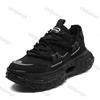 Fashion Men's White Sneakers 2025 New Fashion Lace-up Mesh Breathable Running Shoes Comfortable Non Slip Height Increase Casual Shoes