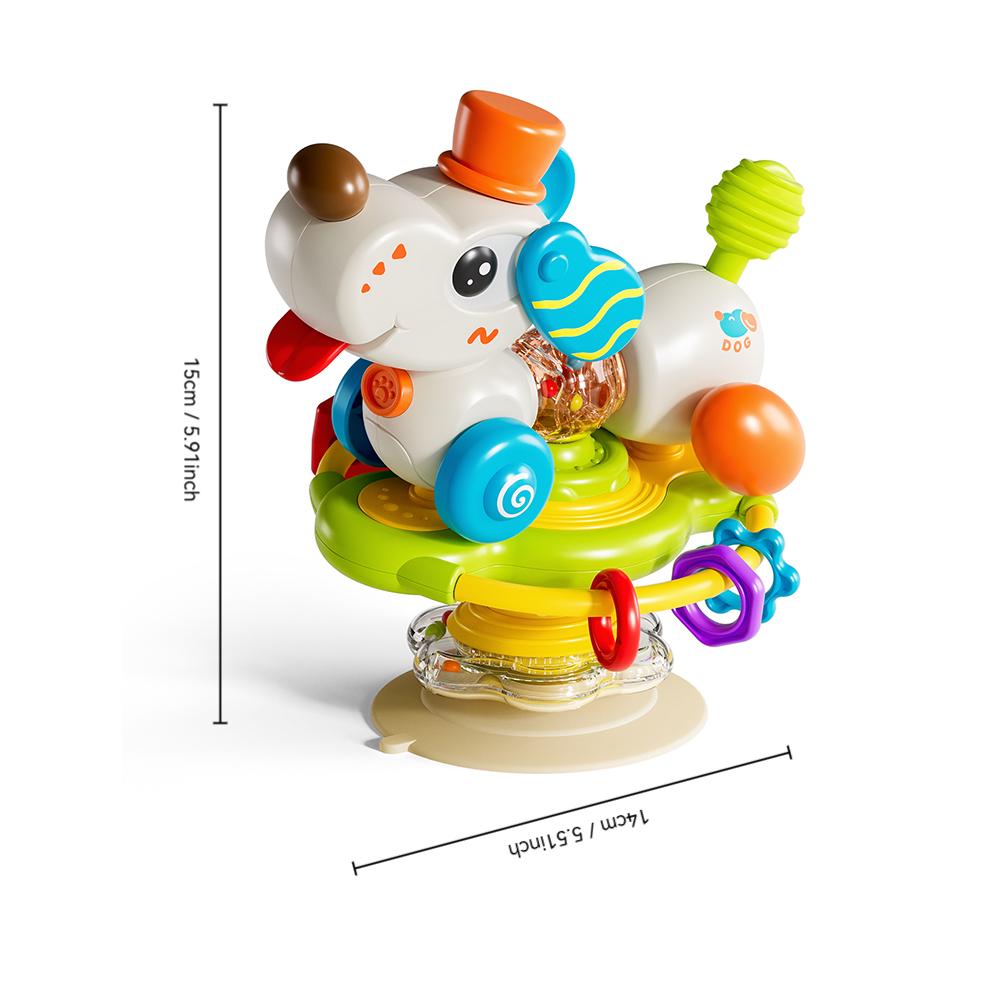 Baby Suction Steering Wheel Toy – Rotating, Detachable Design for High Chair, Fun Sensory Play & Perfect Newborn Photo Prop