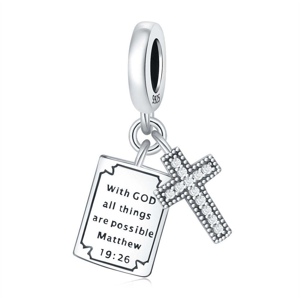 Copper Religious Symbols Series Pendant Charms Beads Fit Original Braceletsdiy Jewelry Gift Accessory