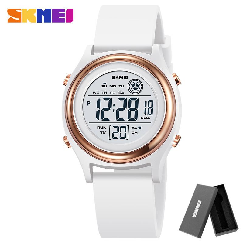 SKMEI 2094 Stoßfest reloj mujer Hintergrundbeleuchtung Display Countdown Digitale Uhren Damen Stoppuhr Lady Armbanduhr 50M Wasserdicht