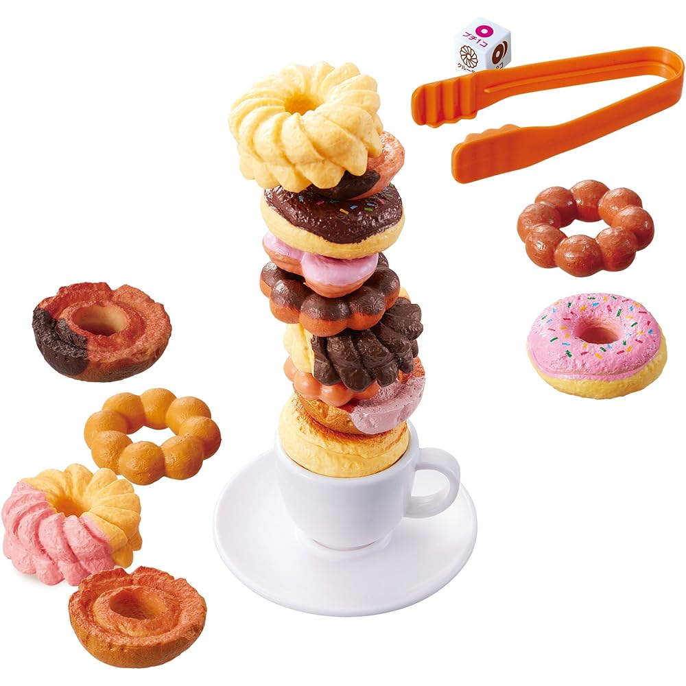 

EPOCH Donuts on Donuts Game 3 ST Mark Certified Toy for Ages 4 and Up 1-4 Players