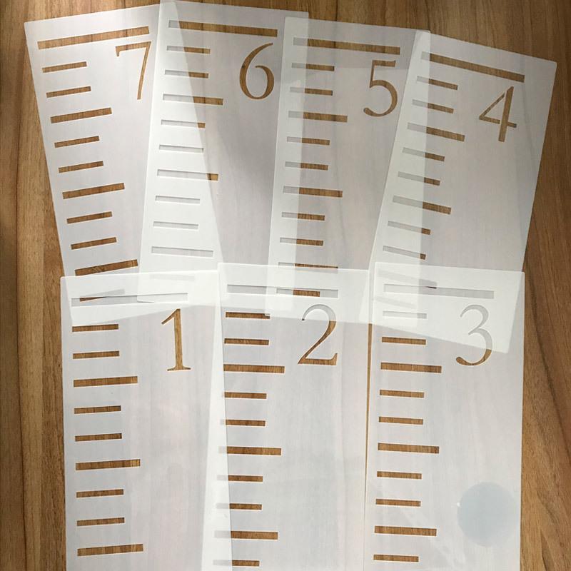 

7-Foot Hollow Plastic Growth Chart Ruler Template