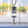 Legierter Auto-Lufterfrischer-Halter – Goldene Hängende Parfümflasche für Rückspiegel, Luxuriöses Innenraumzubehör