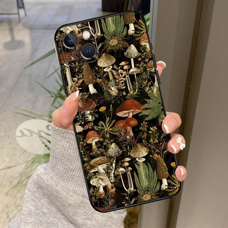 

Чехол Грибной Лес для iPhone 17 Pro Max 16 14 13 12 11 15 Pro Max Plus 12 13 Mini 16e 17 Air Задняя крышка iPhone 14Pro MAX