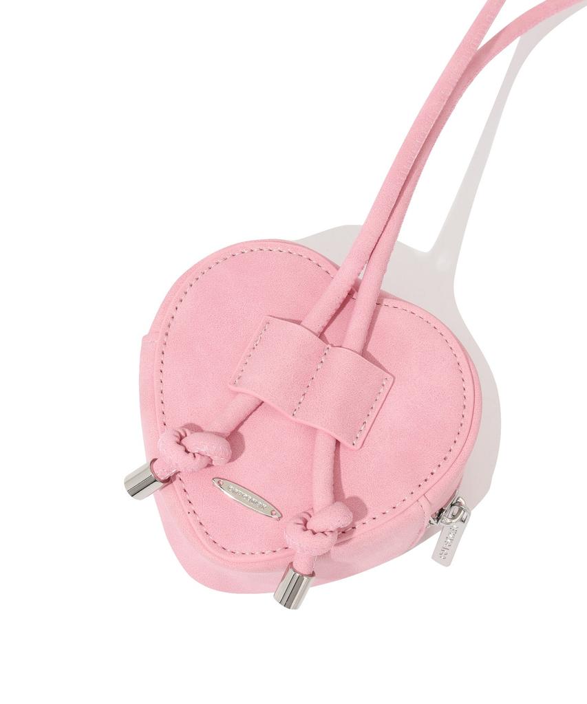 Covernat Woman Clover Heart Lucky Mini Crossbody Bag Pink