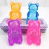 Cute Bear Needoh Tactile Fidgeting Cube Stress Ease Stress Sensory Tool For Focus  & Office Desk Calming Gadget Squeeze Toy Set