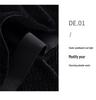 Black High-Waisted A-line Velvet Skirt - Elegant Mid-Length Design for Spring & Autumn