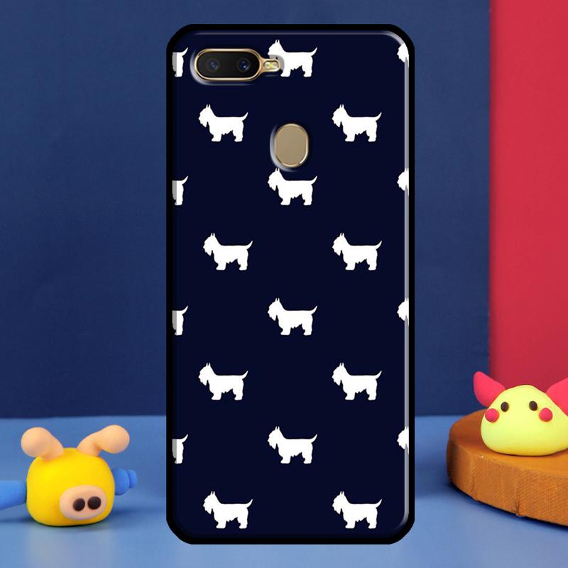 Schnauzer Puppy Dog For Oppo A54 A57 S A78 A58 A98 A5 A9 A91 A15 A16 A17 A52 A72 A76 A96 A74 A94 A77 Phone Case