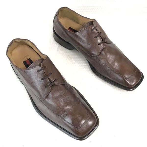 Made In Germany Lloyd Square Toe U-Tip Leather Dress Shoes Men’s 7 25.5 Brown(USED)