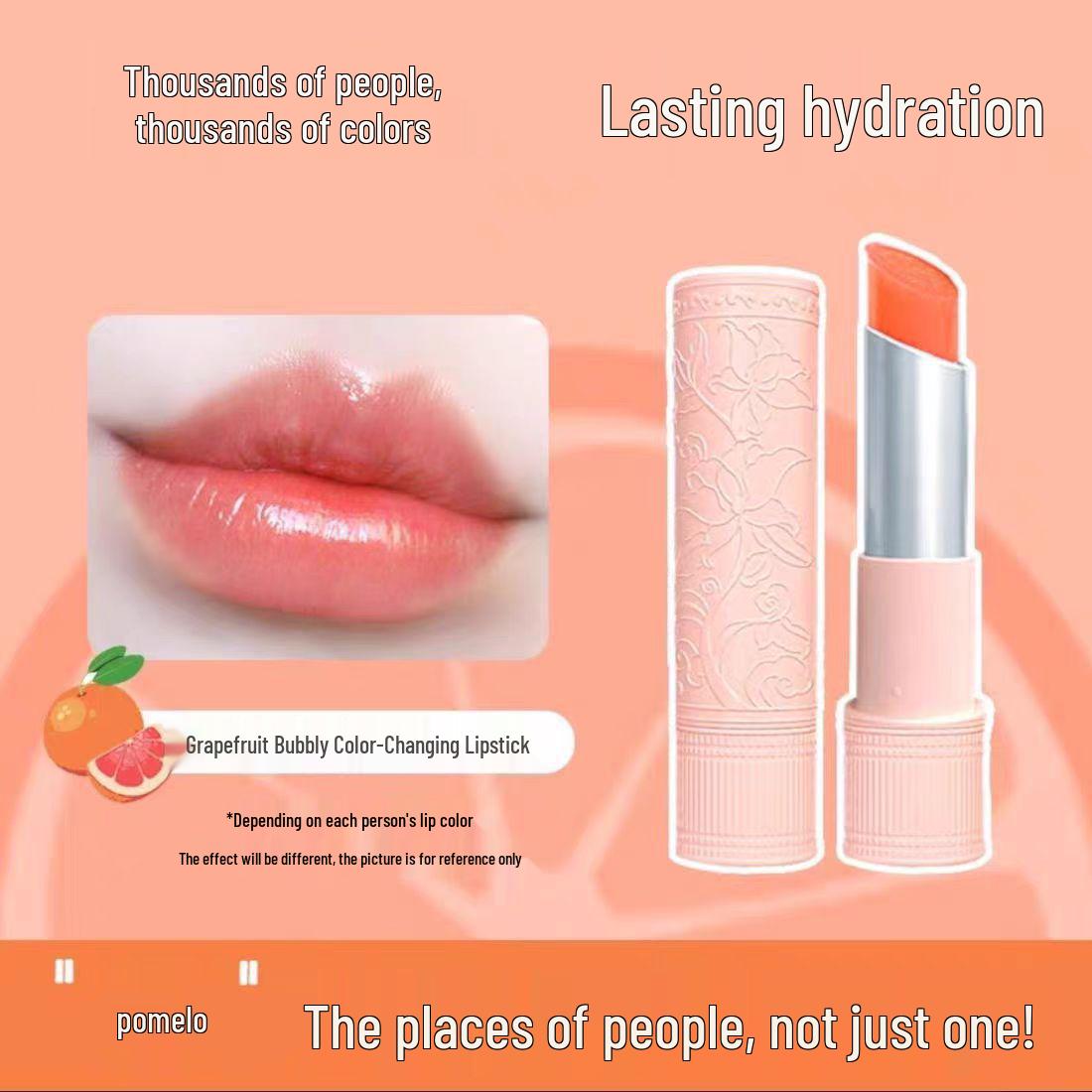 Hua Yan Li Color-Changing Pink Lip Balm