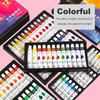 12/24 Colors Watercolor Paint Set Professional 5ml Tubes High Transparency for Artist Students Painting Beginners Art Supplies