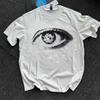 T-shirt, summer short sleeved top, retro Harajuku streetwear, oversized pattern, fashionable Korean pop clothing
