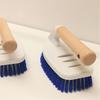 Bamboo Handle Household Cleaning Brush for Kitchen Bathroom Floor Tile Scrub Brushes Laundry Stiff Bristles