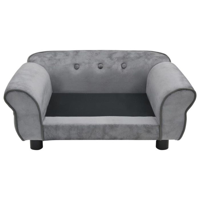 Sofa - VIDAXL - 72x45x30 Cm - Grey - Plush - Indoor