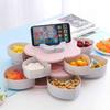  Rotating Snack Box Flower Design Candy Food Storage Box Jewelry Organizer