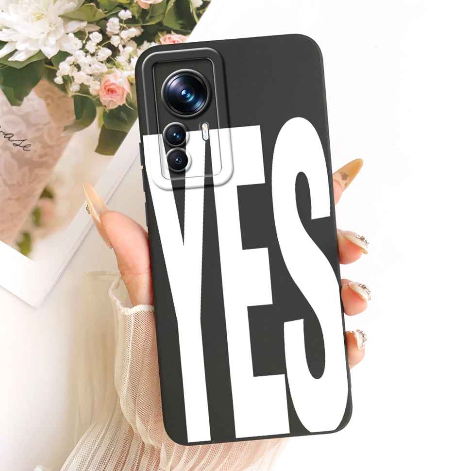 For Xiaomi Mi 12T Case 22071212AG Simple Style Popular Print Silicone Back Cover For Xiaomi Mi 12t Phone Cases Bumper