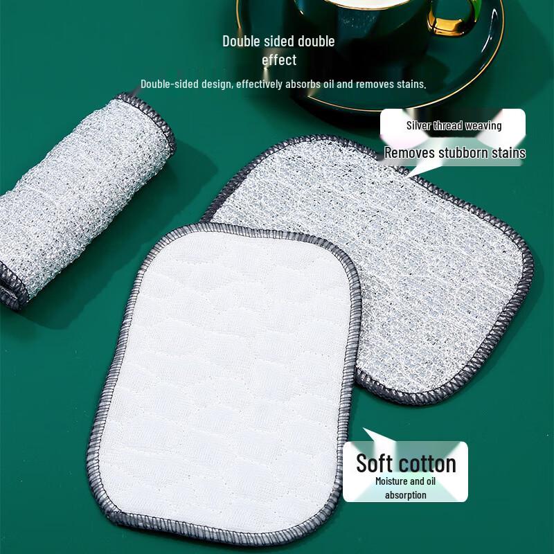 Changbaosen Double-Sided Steel Wire Cotton Dishcloths