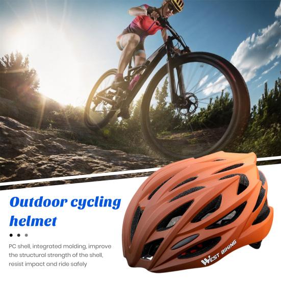 Professional Outdoor Bicycle Helmet Impact-Resistant Shockproof Breathable Ultralight Adjustable Riding Helmet