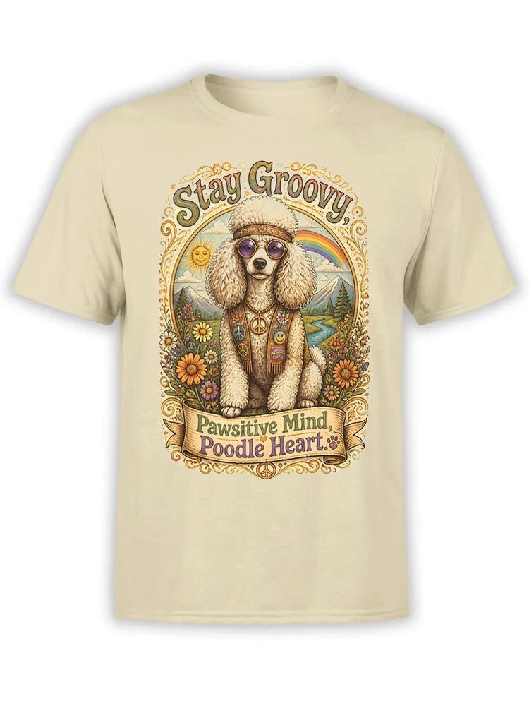 Groovy Paws Poodle TShirt Unisex S