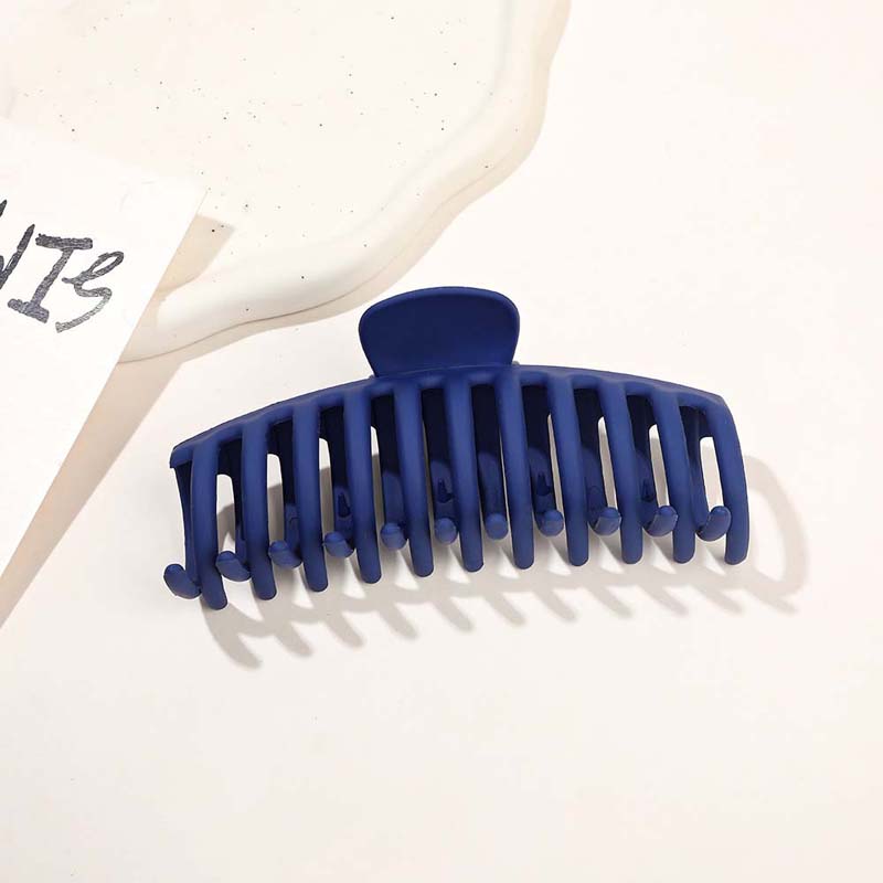 

13CM Korean Solid Color Large Hair Claw Elegant Acrylic Ponytail Clip Hairpins Barrette Crab for Women Girls Hair Accessories