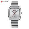CURREN 8460 Men's Quartz Business Watch – Waterproof, Steel Band, with Calendar.