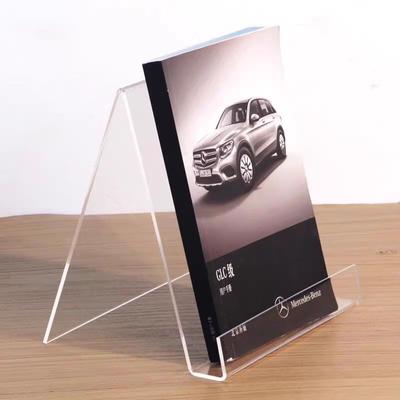 Acrylic Bookshelf Display Album Display Book Holder Promotional Menu Stationery Bookstore Storage and Finishing