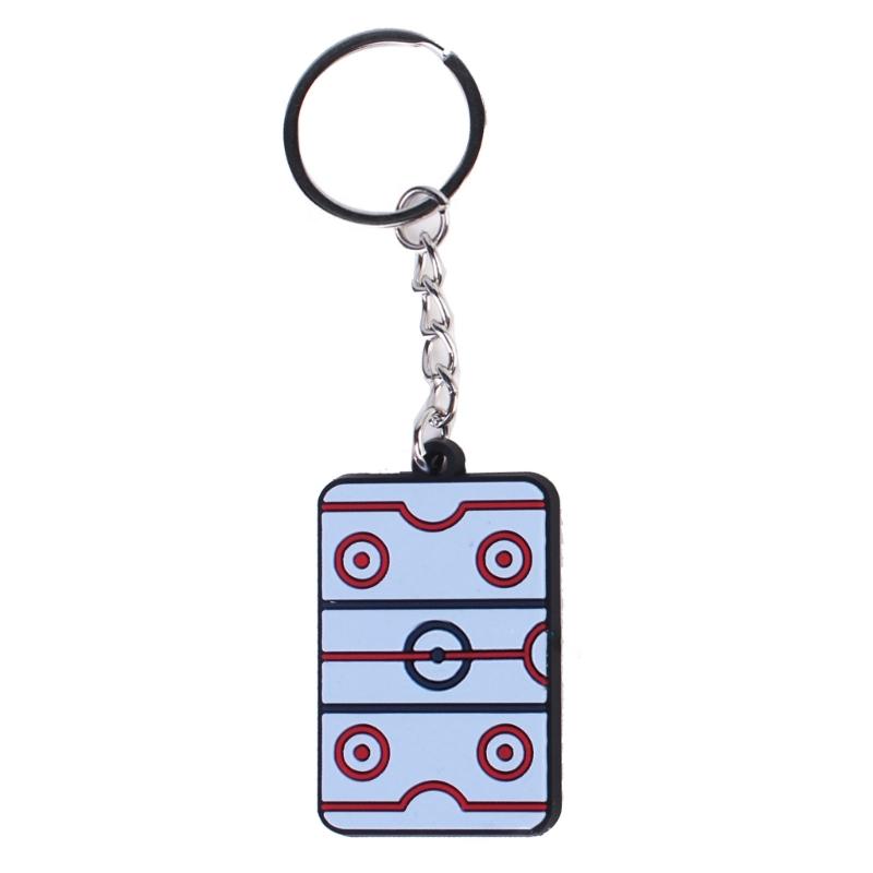 Cartoon Ice Hockey Keychain Ice and Snow Sports Pendant Car Keyring Decorations Jewelry Accessories for Women Men