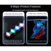 4mm Smart APP Control LED Aquarium Light Waterproof Strobe-Free Ornamental Fish Lamp Slim RGB Dimming Fish Tank Accessories