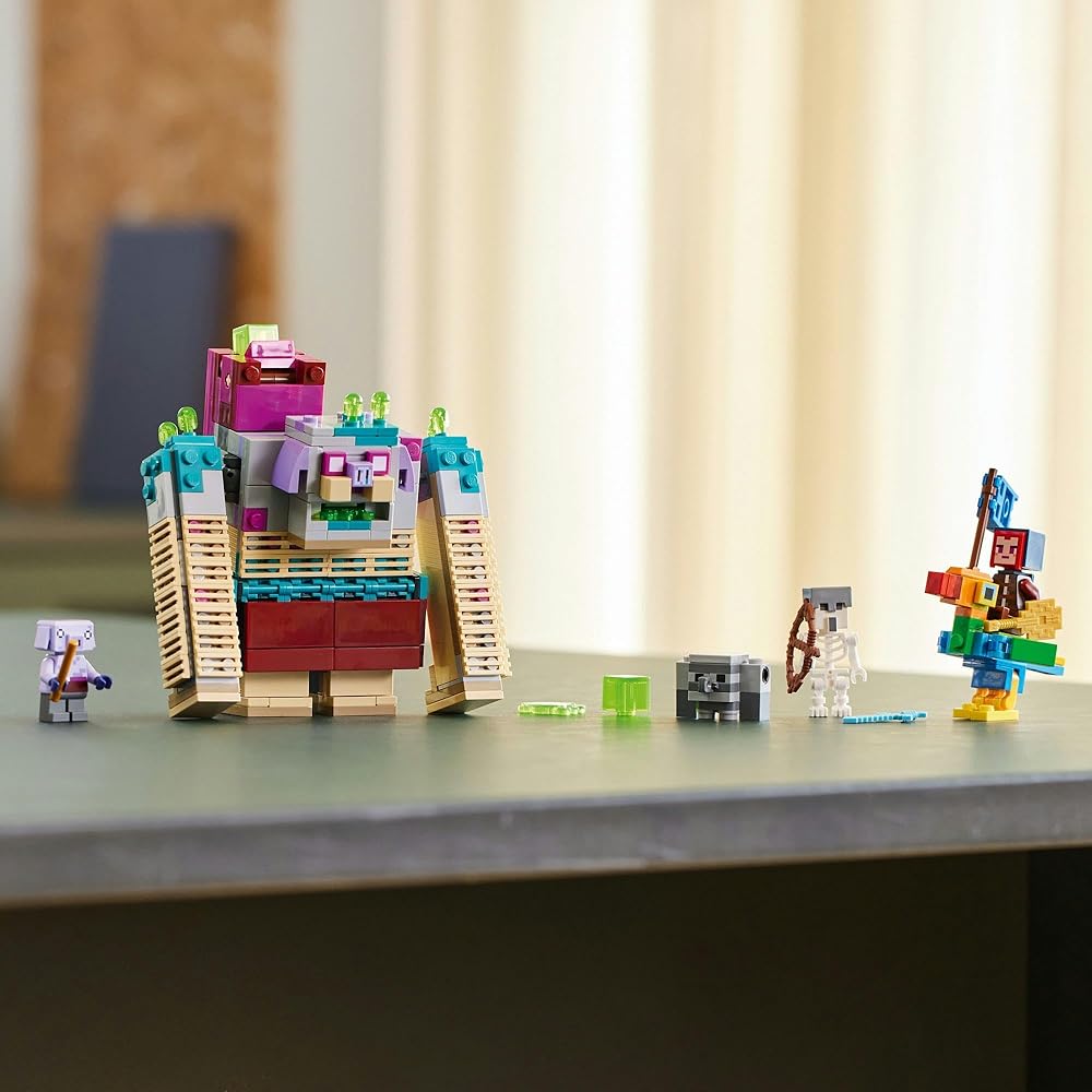 LEGO Minecraft Debower Battle Building Set 21257 for Kids Ages 8-10, Creative Toy Blocks