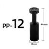 10pcs PP PPF4 /6/8/10/12mm Pneumatic Blanking Pipe End Cup Plugs Air Hose Tube Push Fit Connector Plastic Plug Ventilation Valves 4