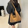 Large capacity commuter handbag bag women's new fashion retro shoulder bag casual versatile underarm tote bag