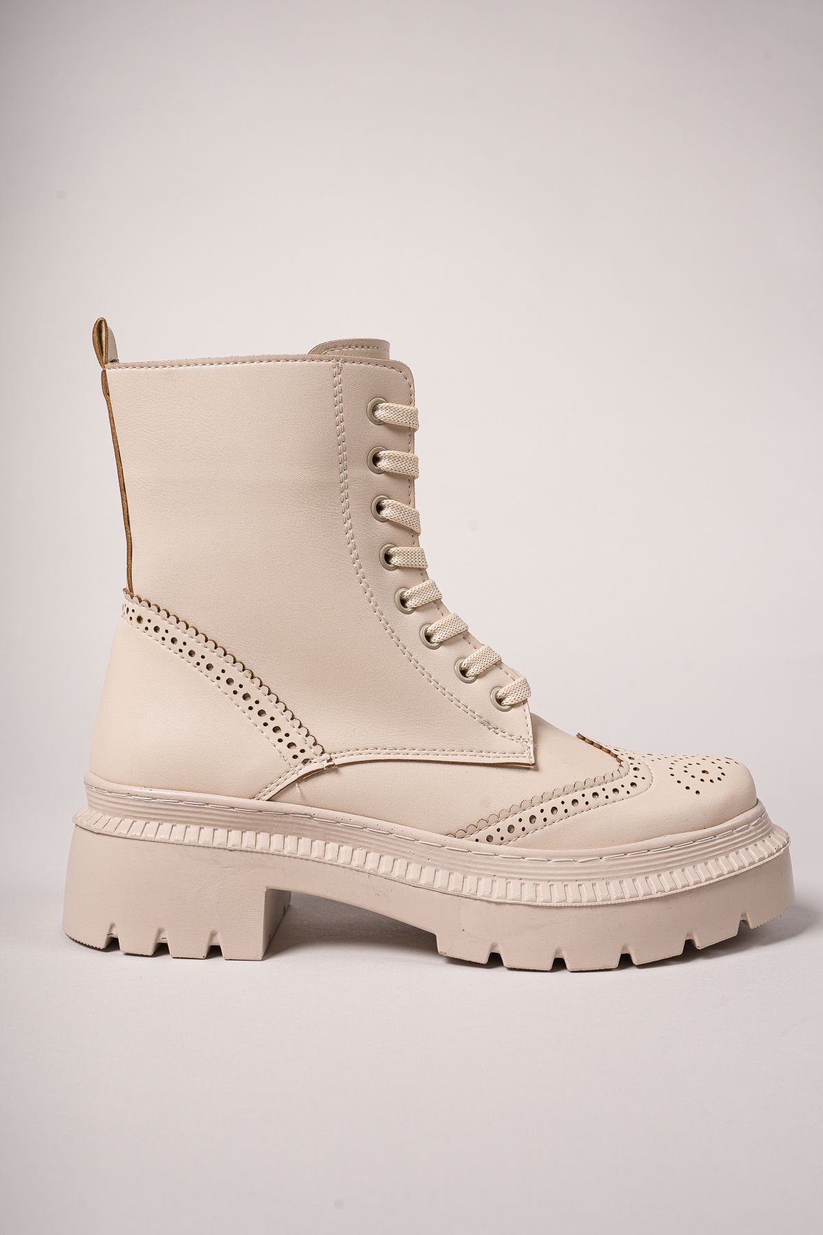 

Жіночі сучасні шикарні модні жіночі черевики Calaerel Beige Skin 36
