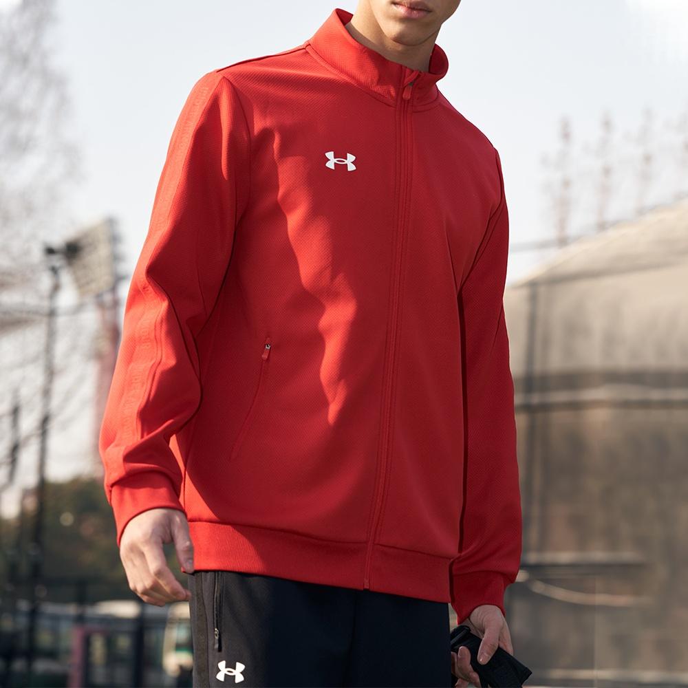 Under Armour Jackets Men's Red Stand Collar Moderate Other Unisex 22500409-600