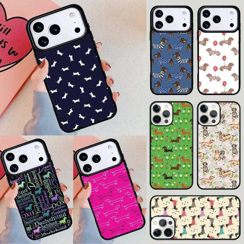 Dackel Hund Handyhülle Für iPhone 17 Air 14 15 13 12 Max Hülle Für Apple 14 15 16 16e 11 Pro Max Plus Coque