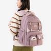 Lightweight High School Girls Schoolbag High Capacity Waterproof Wear-resistant Oxford Primary Junior High School Student Grades 3-9 Teenager Backpack